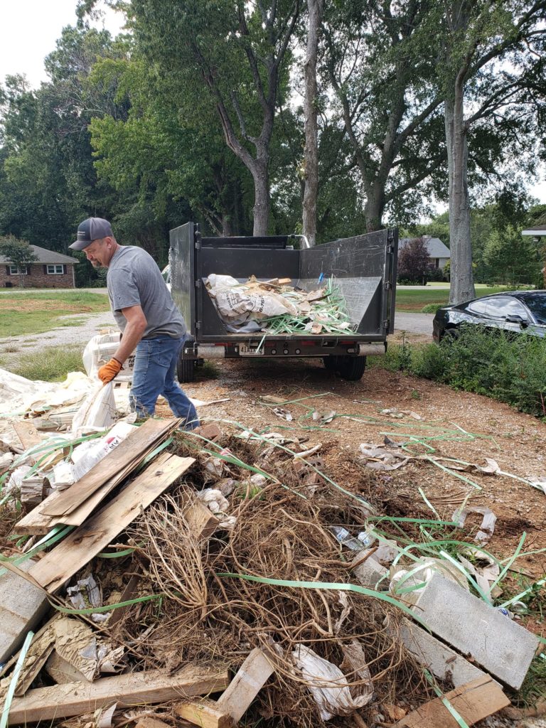 construction site clean up Killen Alabama 3